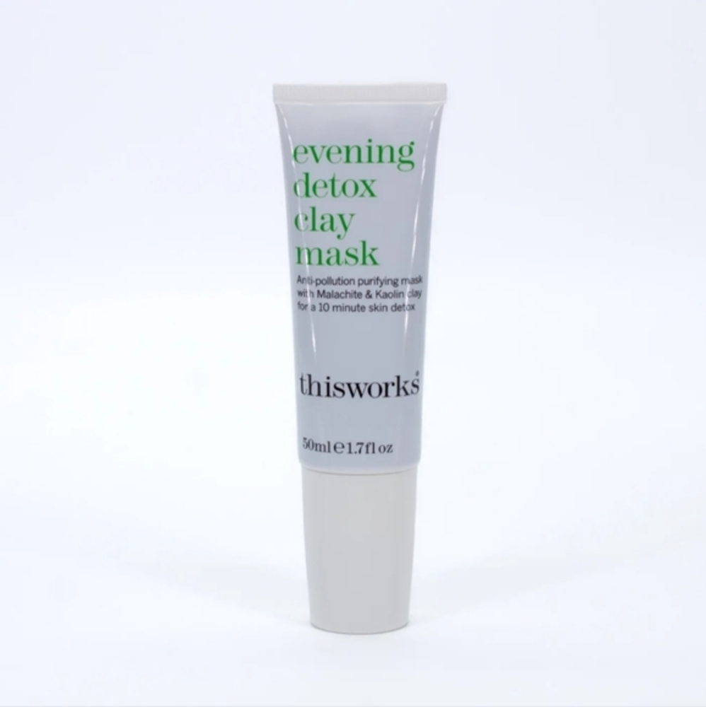 NEW This Works - Evening Detox Clay Mask -‎ 1.7oz / 50ml Full Size